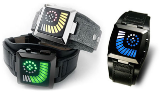 Illustration for article titled Tokyoflash Kyokusen Watch's Series of Digital Tubes Confuses Noobs